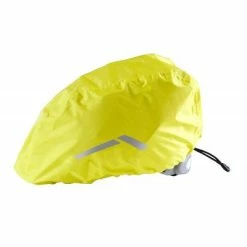 WOWOW Housse De Pluie Fluo Pour Casque Vélo Avec Attache Pour Feu