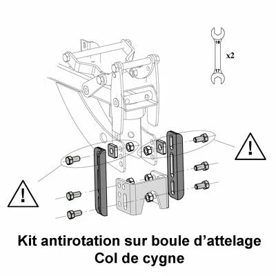 Mottez Kit Antirotation Pour Boule D'attelage 3 Mottez Kit Antirotation Pour Boule D'attelage - Image 3