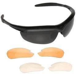 Newton Lunettes De Protection 3 Verres, Clairs, Fumés Et Noirs