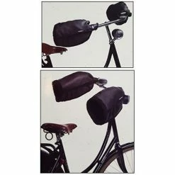 Manchons Basil Noirs En Cuir Végétal Sur Guidon Vélo -Promos Roulante Pro Boutique manchons basil noirs en cuir vegetal sur guidon velo full 6