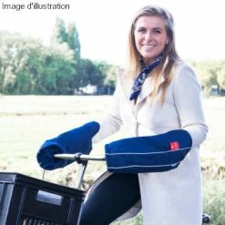 Manchons Vélo Wobs Bleus Contre Le Froid -Promos Roulante Pro Boutique manchons velo wobs bleus contre le froid full 3
