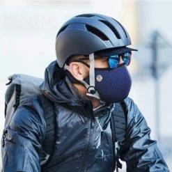 Masque FFP2 Anti-pollution Frogmask Bleu Pour Cycliste