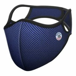Masque FFP2 Anti-pollution Frogmask Bleu Pour Cycliste -Promos Roulante Pro Boutique masque ffp2 anti pollution frogmask bleu pour cycliste full 4