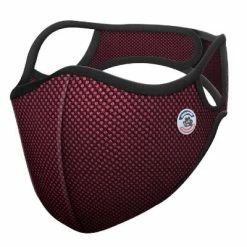 Masque FFP2 Anti-pollution Frogmask Bordeaux Pour Cycliste -Promos Roulante Pro Boutique masque ffp2 anti pollution frogmask bordeaux pour cycliste full 3