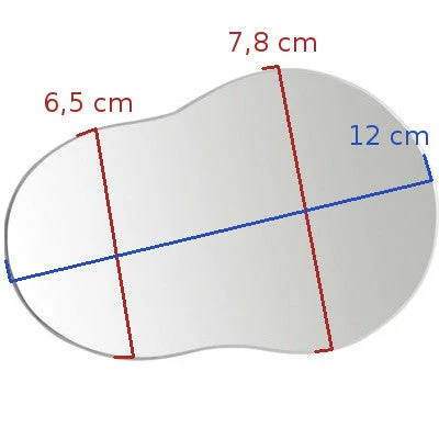 Ergotec-Humpert Miroir De Rechange Pour Rétroviseur Vélo M99 Ergotec 3 Ergotec-Humpert Miroir De Rechange Pour Rétroviseur Vélo M99 Ergotec - Image 3