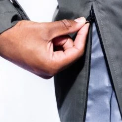 Parka Vélo étanche Et Coupe-vent The Downtown Racer Kaki -Promos Roulante Pro Boutique parka velo etanche et coupe vent the downtown racer kaki full 4