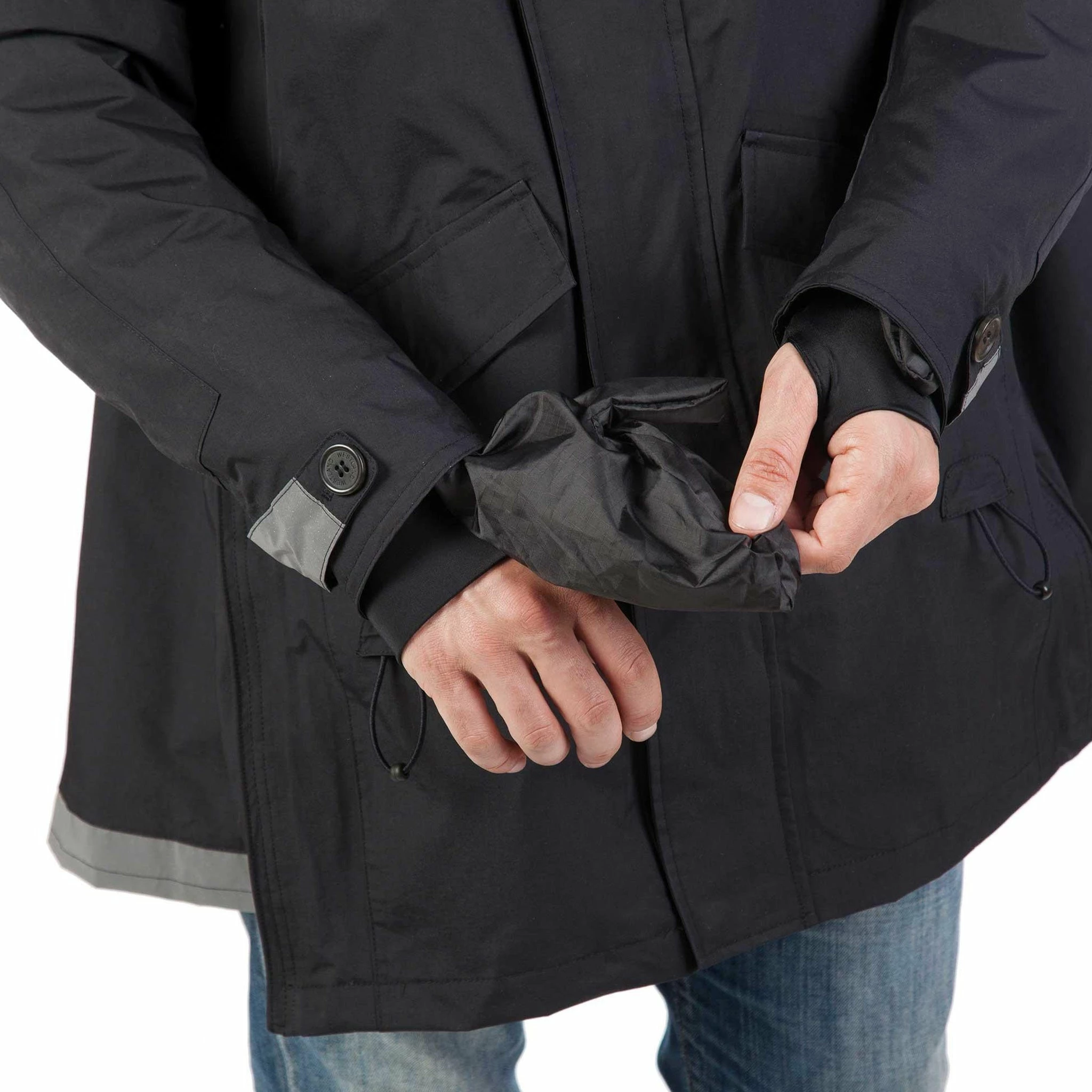 Parka Vélo Homme 2 En 1 Magic Tucano Urbano Bleu Nuit 4 Parka Vélo Homme 2 En 1 Magic Tucano Urbano Bleu Nuit - Image 4