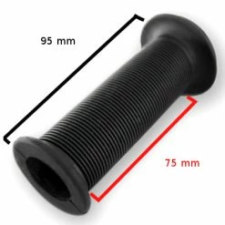 Point Poignées Noires Pour Vélo Enfant 95 Mm -Promos Roulante Pro Boutique poignees noires pour velo enfant 95 mm full 3