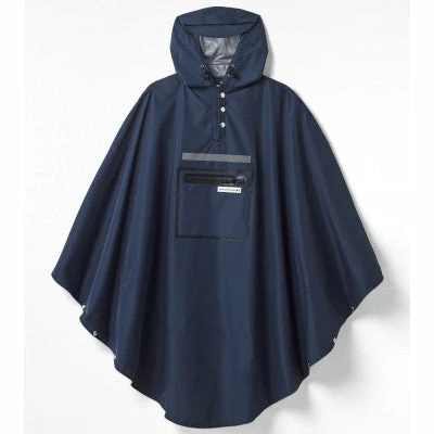Poncho Imperméable Bleu Marine Pour Cycliste The Peoples Poncho 2 Poncho Imperméable Bleu Marine Pour Cycliste The Peoples Poncho - Image 2