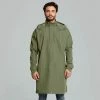 Poncho Pluie Respirant Et étanche Unisexe Vert Olive Mosse Basil