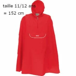 Poncho Vélo Enfant Couleur Rouge Pro-X 15 Poncho Vélo Enfant Couleur Rouge Pro-X -Promos Roulante Pro Boutique poncho velo enfant couleur rouge pro x 11 12 ans full