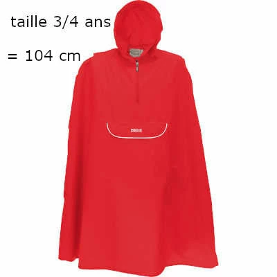 Poncho Vélo Enfant Couleur Rouge Pro-X 5 Poncho Vélo Enfant Couleur Rouge Pro-X – Image 5