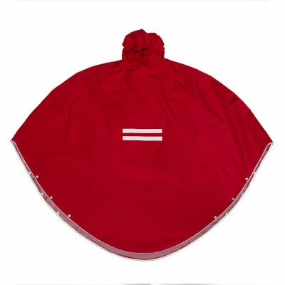 Poncho Vélo Imperméable Rouge The Peoples Poncho 3 Poncho Vélo Imperméable Rouge The Peoples Poncho – Image 3