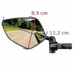 Busch-mueller Rétroviseur Gauche Vélo Cycle Star E Pour VAE Busch & Muller -Promos Roulante Pro Boutique retroviseur gauche velo cycle star e pour vae busch muller full 3