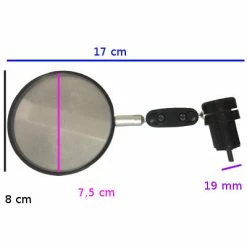 Brandless Rétroviseur Vélo Réglable Gauche Ou Droit Sur Bout De Guidon -Promos Roulante Pro Boutique retroviseur velo reglable gauche ou droit sur bout de guidon full 4