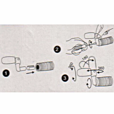 Brandless Rétroviseur Vélo Sur Embout De Guidon 6 Brandless Rétroviseur Vélo Sur Embout De Guidon - Image 6