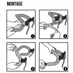 Bike Ribbon Ruban Pour Cintre De Vélo Cork Plus Uni Noir - BikeRibbon -Promos Roulante Pro Boutique ruban pour cintre de velo cork plus uni noir bikeribbon full 5