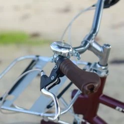 Brandless Sonnette De Vélo Au Look Ancien Couleur Argent 57 Mm -Promos Roulante Pro Boutique sonnette de velo au look ancien couleur argent 57 mm full 3