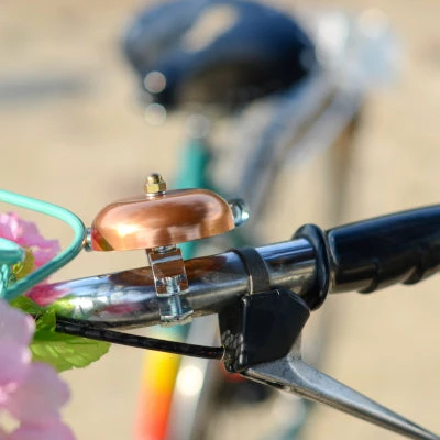Brandless Sonnette De Vélo Au Look Ancien Couleur Cuivre 57 Mm 2 Brandless Sonnette De Vélo Au Look Ancien Couleur Cuivre 57 Mm - Image 2
