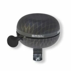 Sonnette De Vélo Noire Métallique Bell 60 Mm Basil