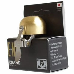 Sonnette Vélo Or Mat E-ne Crane -Promos Roulante Pro Boutique sonnette velo or mat e ne crane full 4