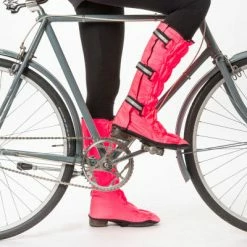Georgia In Dublin Sur Chaussures Imperméables Vélo Pour Femme Leggits Rose