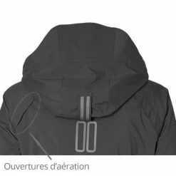 Veste De Pluie Vélo Imperméable Noire Pour Femmes Skane De Basil -Promos Roulante Pro Boutique veste de pluie velo impermeable noire pour femmes skane de basil full 5