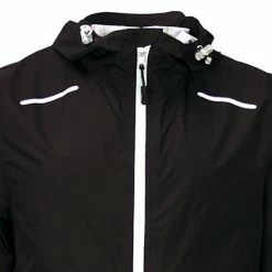 Veste De Pluie Vélo Imperméable Noire Tour Pro X Elements -Promos Roulante Pro Boutique veste de pluie velo impermeable noire pour homme pro x tour xxl full
