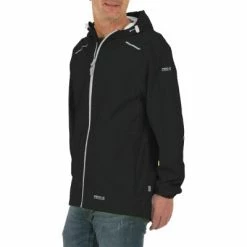Veste De Pluie Vélo Imperméable Noire Tour Pro X Elements -Promos Roulante Pro Boutique veste de pluie velo impermeable noire tour pro x elements full 3
