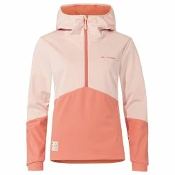 Veste Vélo Colourblock Rose Pour Femmes Vaude Tremalzo Softshell -Promos Roulante Pro Boutique veste velo femmes vaude tremalzo