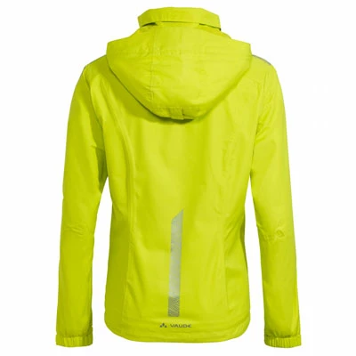 Veste Vélo Pluie Femme Vaude Luminum Jacket II Haute Visibilité 2 Veste Vélo Pluie Femme Vaude Luminum Jacket II Haute Visibilité - Image 2