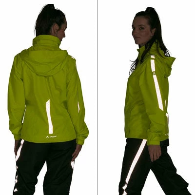 Veste Vélo Pluie Femme Vaude Luminum Jacket II Haute Visibilité 5 Veste Vélo Pluie Femme Vaude Luminum Jacket II Haute Visibilité - Image 5