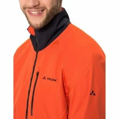 Veste Vélo Gravel Vaude Kuro Pour Homme -Promos Roulante Pro Boutique veste velo vaude kuro orange homme 5